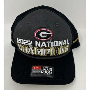 Georgia Bulldogs 2022 NCAA National Football Champions NIke Snapback Hat